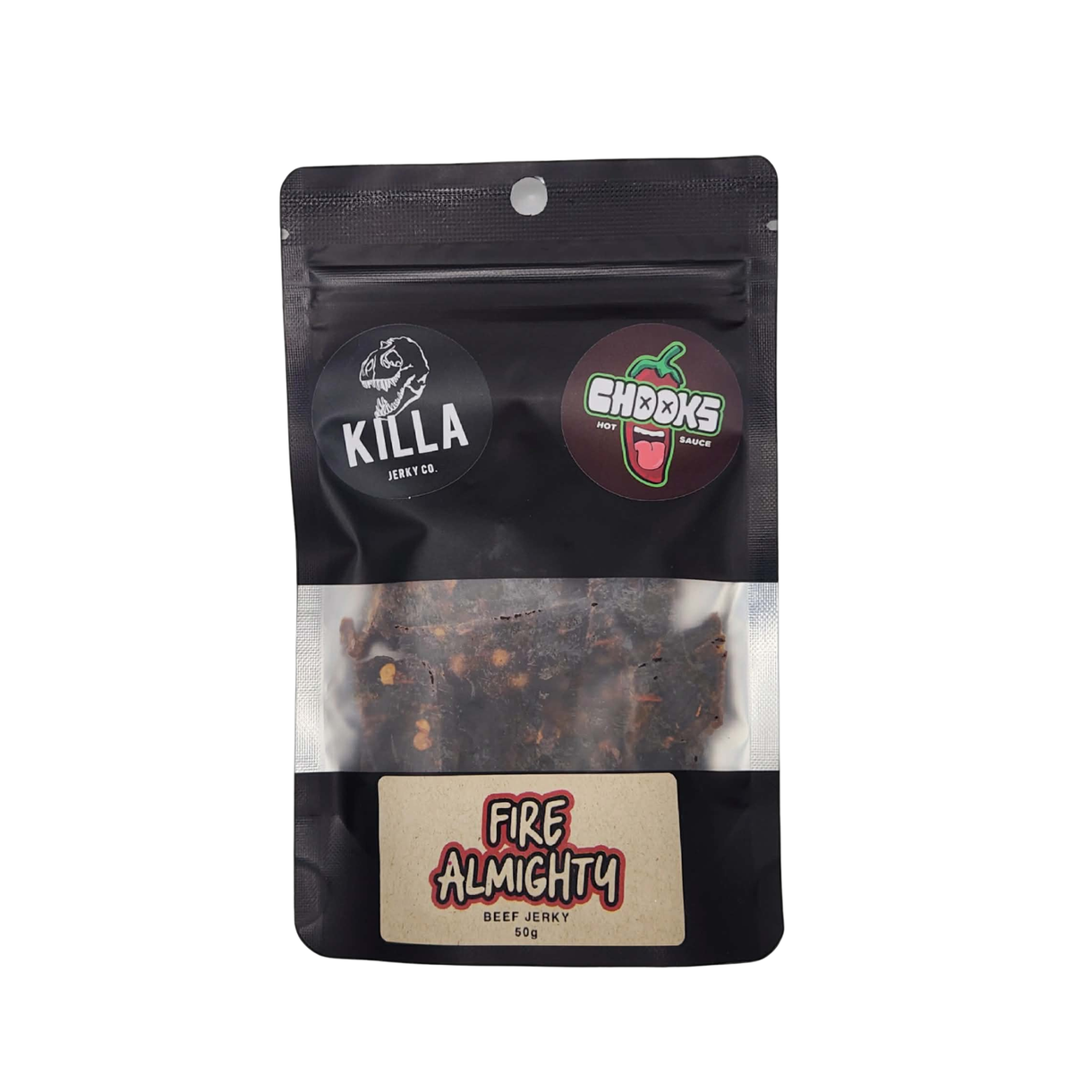 Fire Almighty Beef Jerky - Carolina Reaper 50g