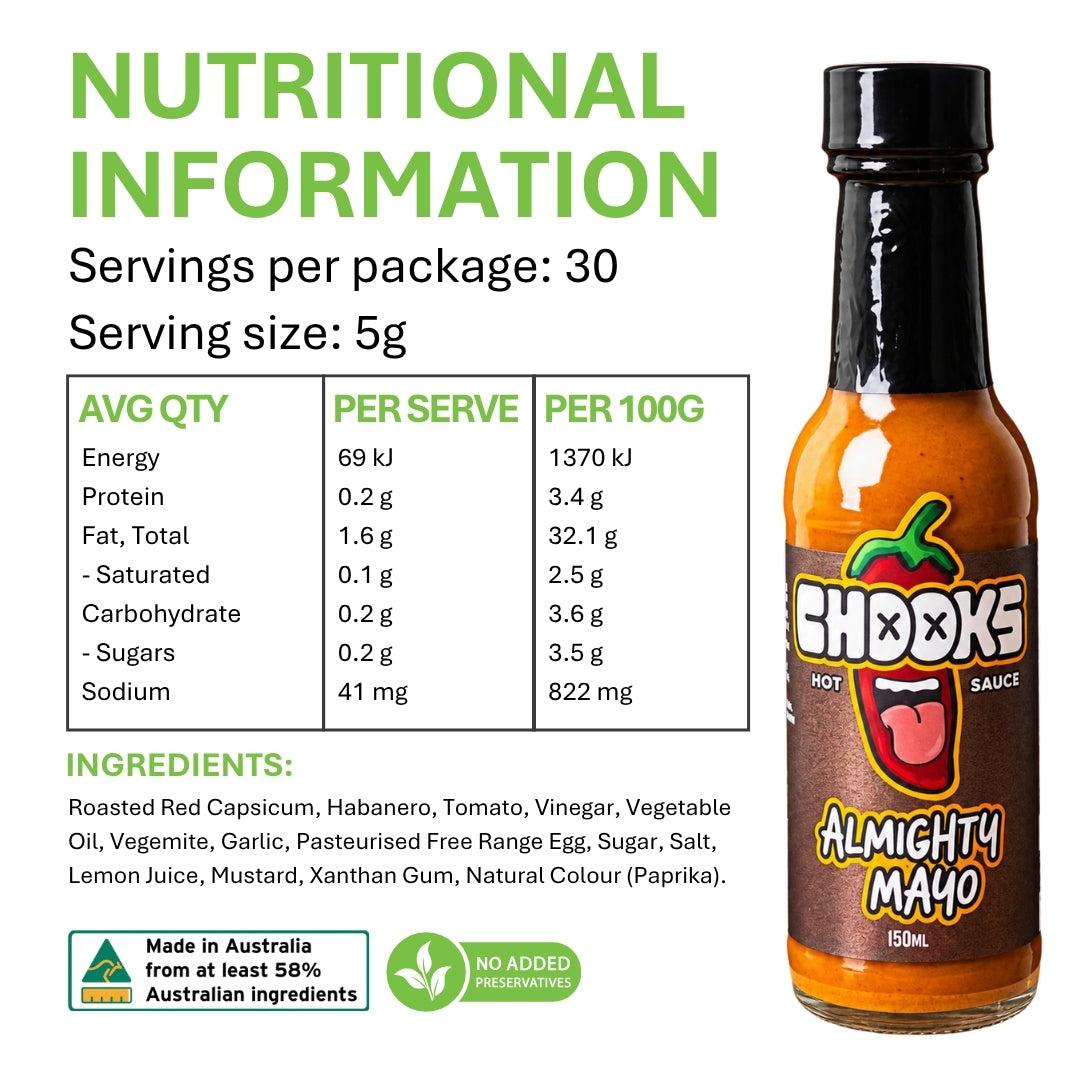Almighty Mayo - Creamy Habanero Chilli Mayo 150ml