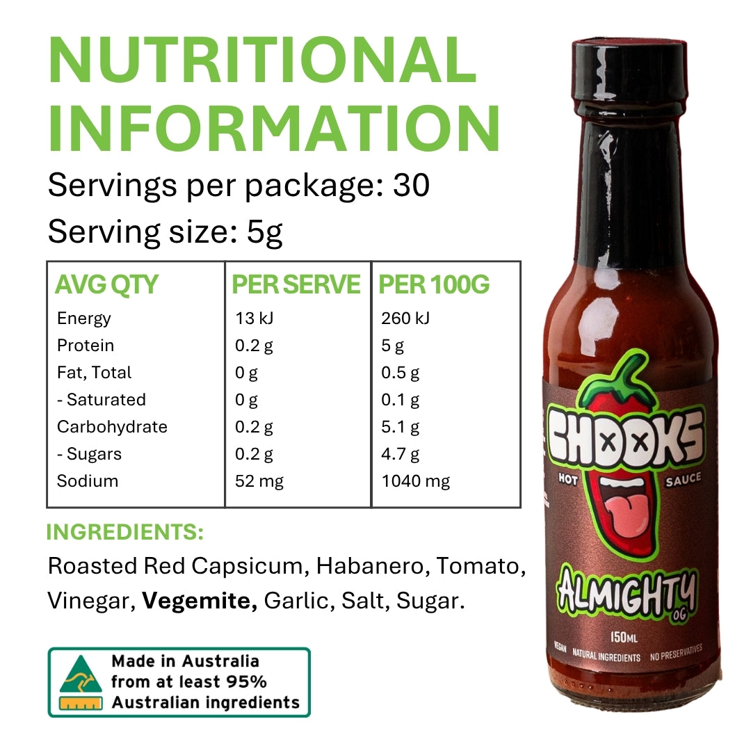 Almighty OG - Habanero Hot Sauce 150ml