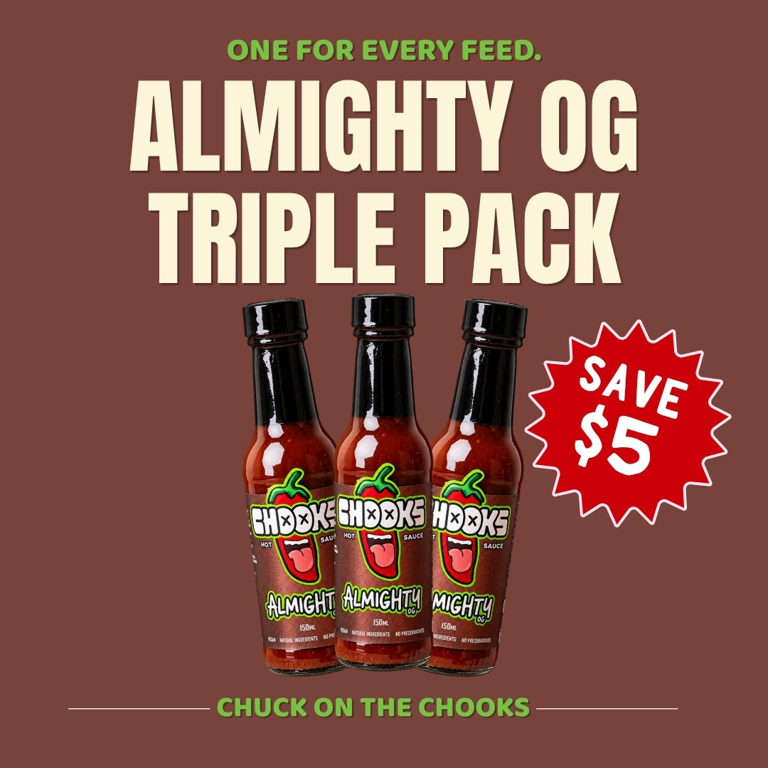 Almighty OG Hot Sauce Value Pack (3 x 150ml)